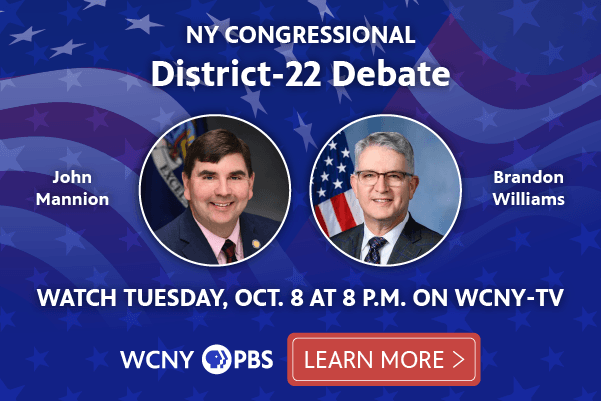 WCNY to Host Live Debate for New York’s 22nd Congressional District