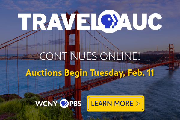 WCNY’s Travel Auction Continues Online!