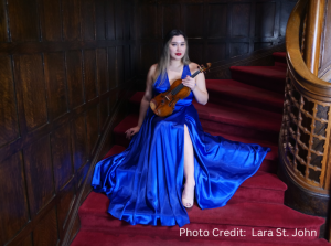 Christina Bouey, violin (photo by Lara St. John)